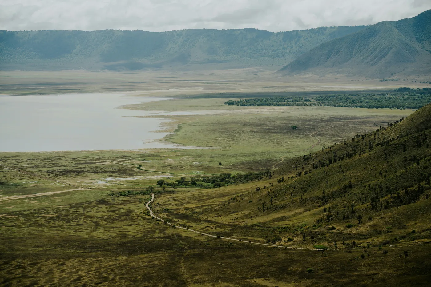 Ngorongoro crater landscape