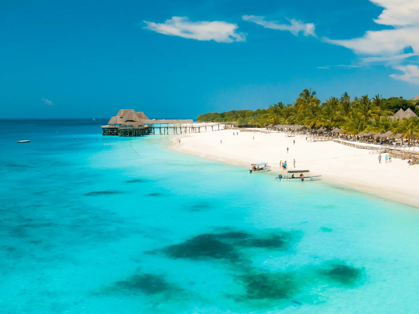 Zanzibar beach view